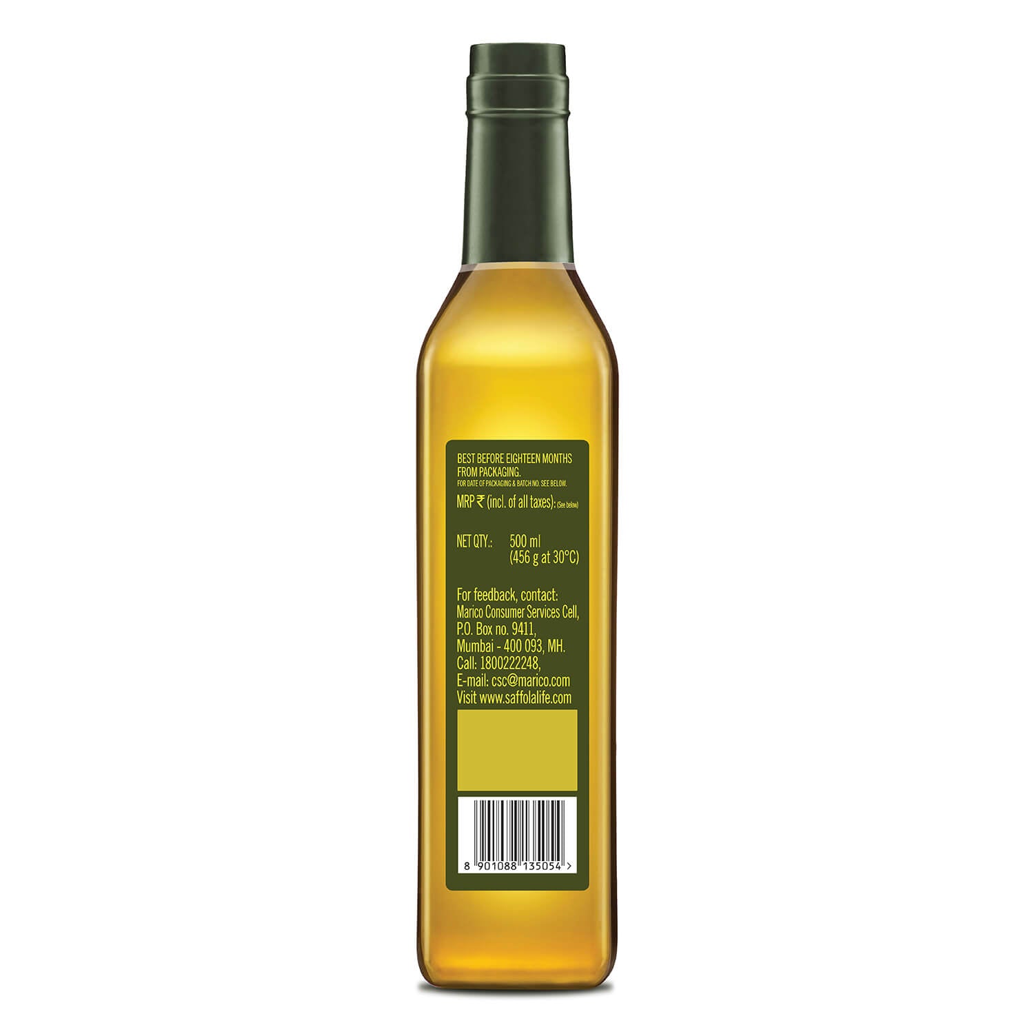 Saffola Aura Extra Virgin Olive Oil - 500ml