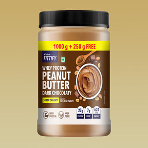 Saffola FITTIFY Whey Protein Peanut Butter Dark Chocolaty
