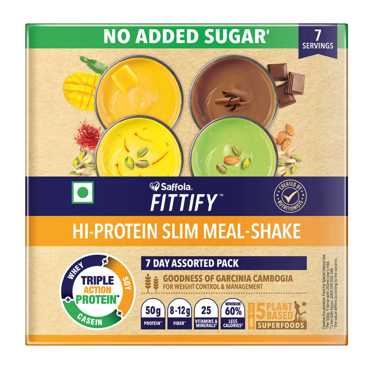 [CRED] Saffola Fittify Hi-Protein Meal Replacement Shake - Assorted Pack