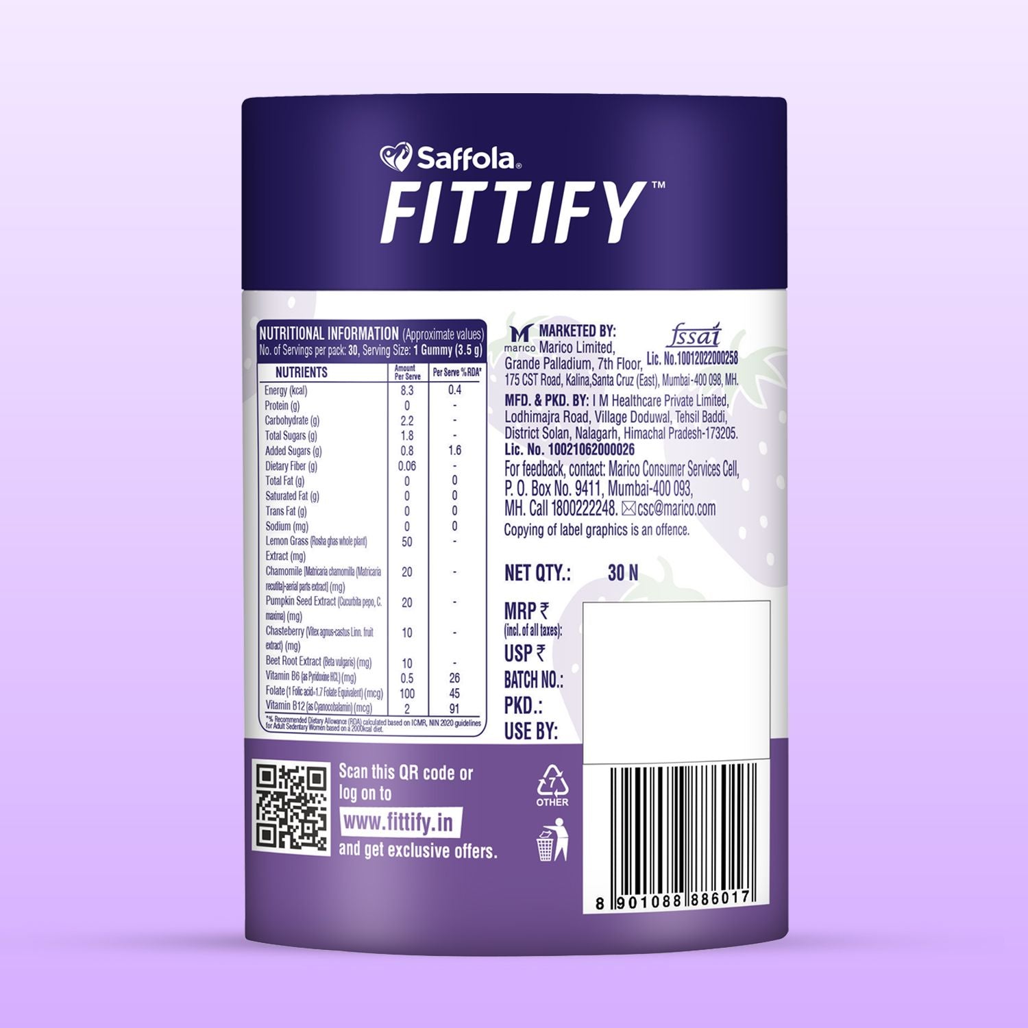 [CRED] Saffola Fittify The Perfekt PMS Relief Gummies