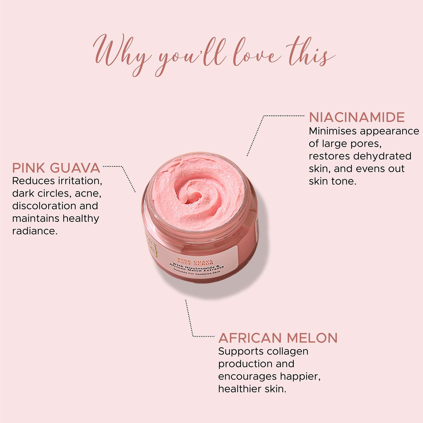 Pink Guava Face Scrub