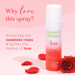 [CRED] Pure Sense Love British Rose Body Spray