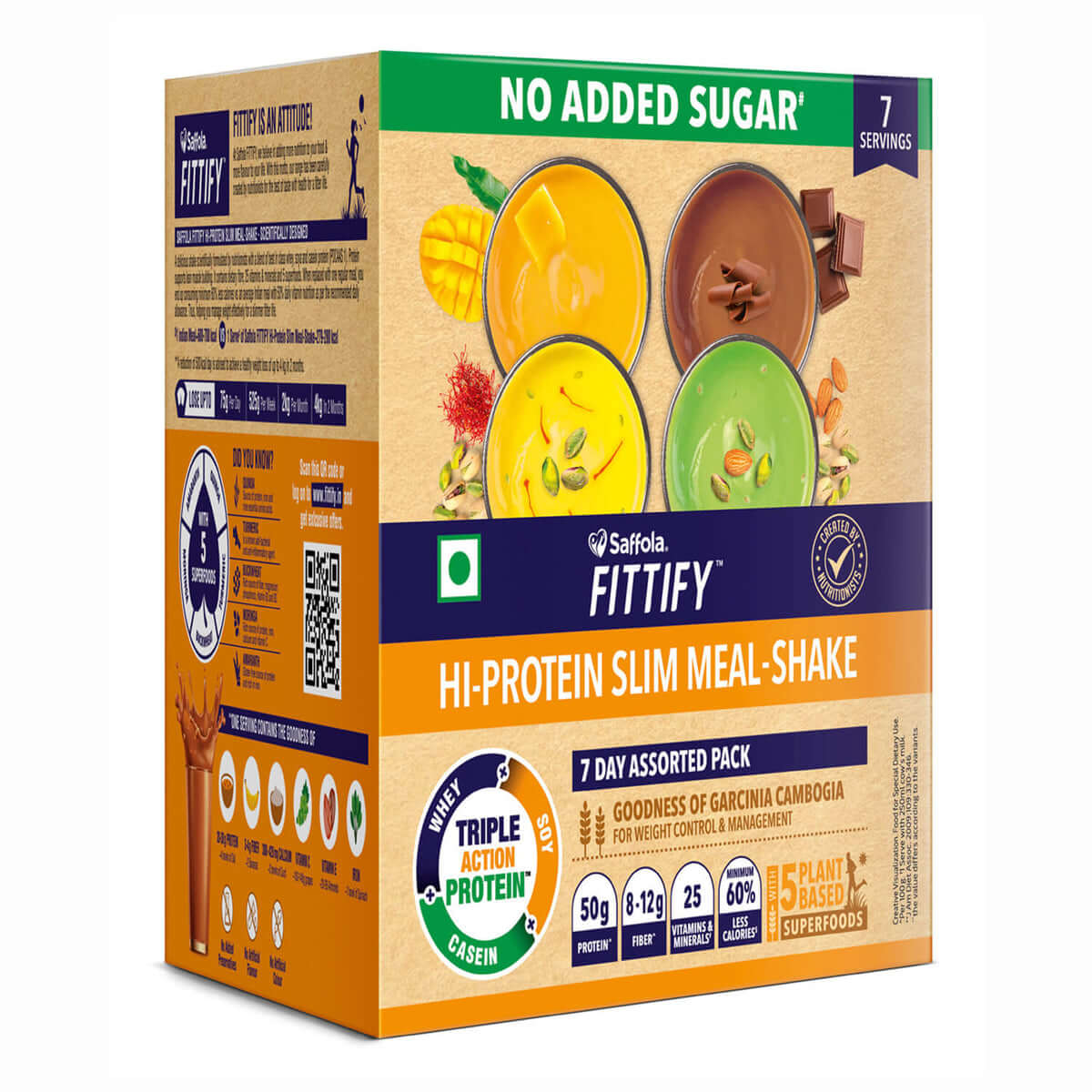 [SALE] Saffola Fittify Hi-Protein Meal Replacement Shake - Assorted Pack