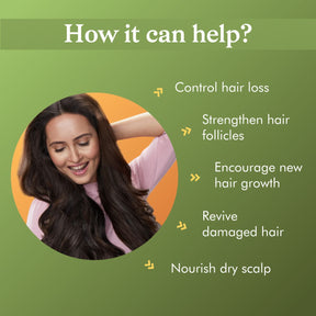 [CRED] Ayurvedic Hair Oil – Hair Fall Control | 95ml