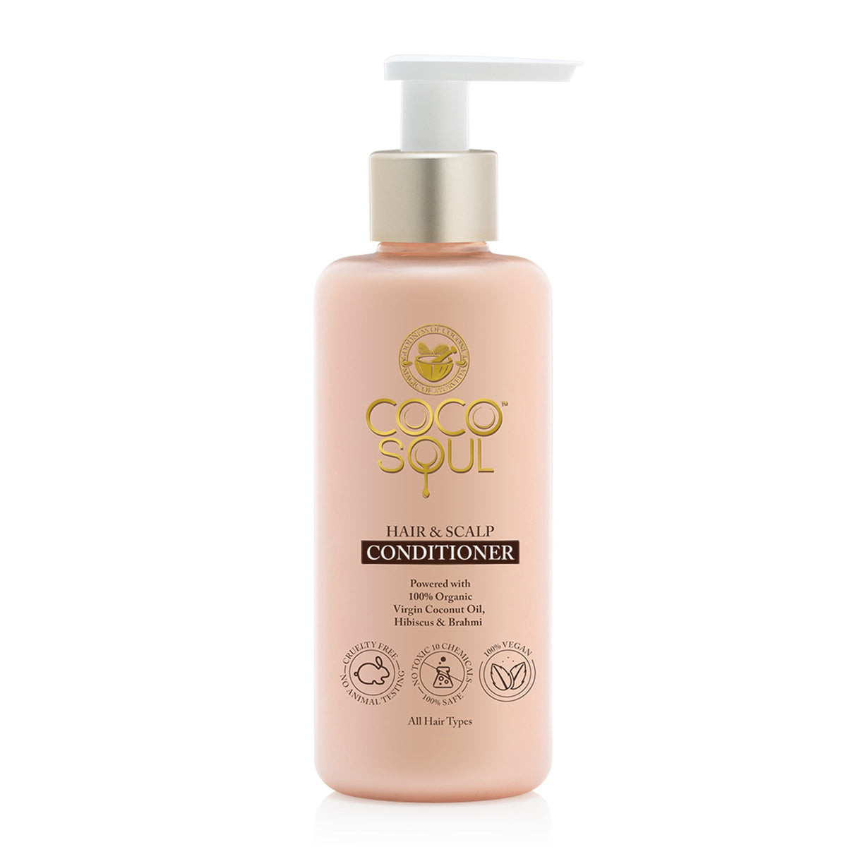 [CRED] Conditioner - Hair + Scalp | With Coconut & Ayurveda | Silicones, Mineral Oil, Paraben & Sulphate Free | 200ml