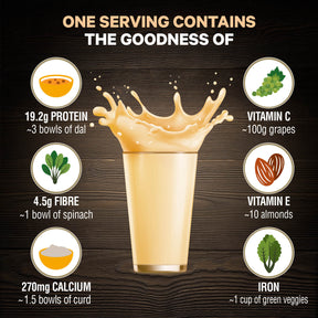 [SALE] Saffola Fittify Hi-Protein Slim Meal Shake - French Vanilla 420g + Plastic Shaker 700ml