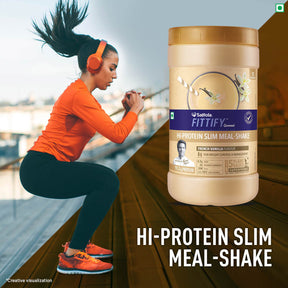 [CRED] Saffola Fittify Hi-Protein Slim Meal Shake - French Vanilla - BOGO - 840g