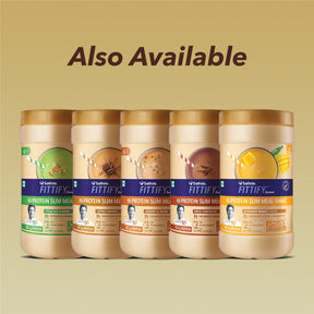 [SALE] Saffola Fittify Hi-Protein Slim Meal Shake - Royal Kesar Pista 420g + Premium Plastic Shaker 700ml