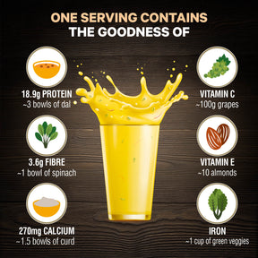 [SALE] Saffola Fittify Hi-Protein Slim Meal Shake Royal Kesar Pista BOGO + Plastic Black Shaker 700ml Combo