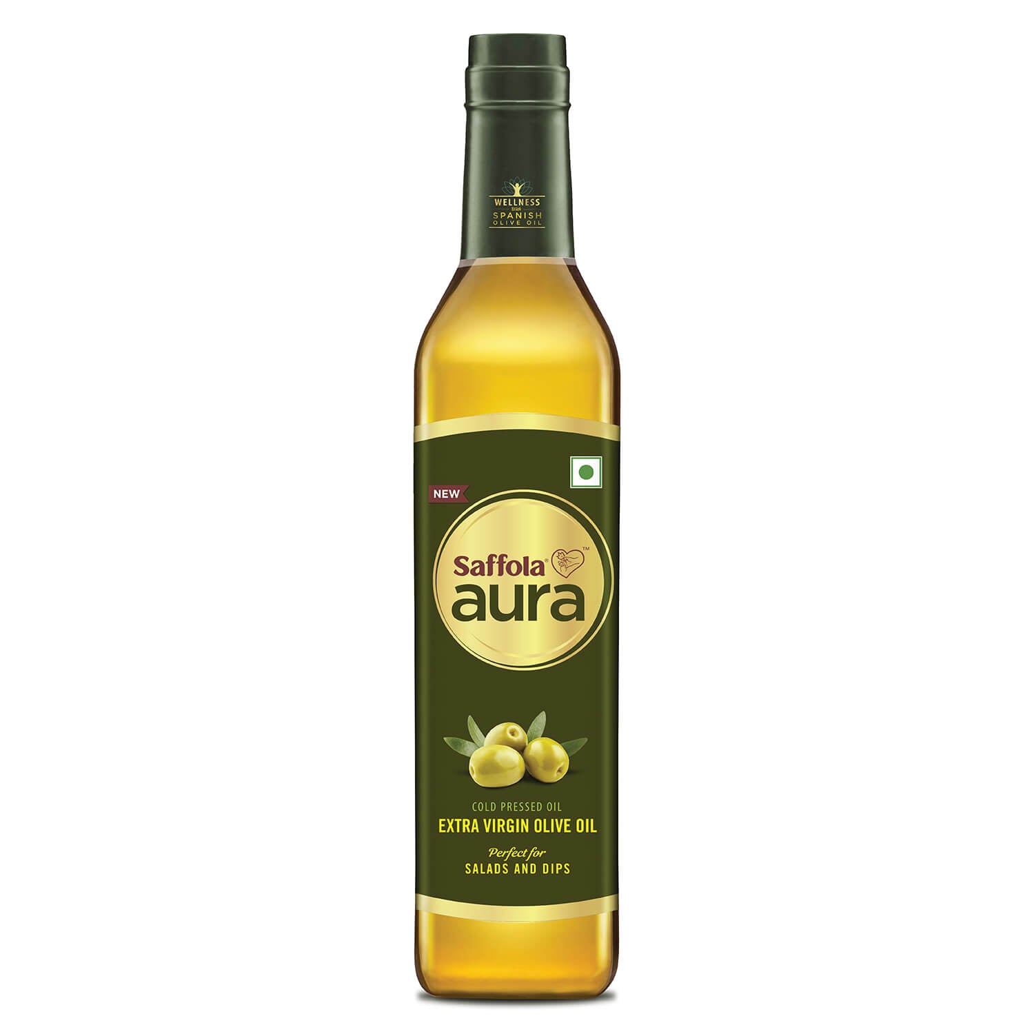 Saffola Aura Extra Virgin Olive Oil 500ml Pack of 2