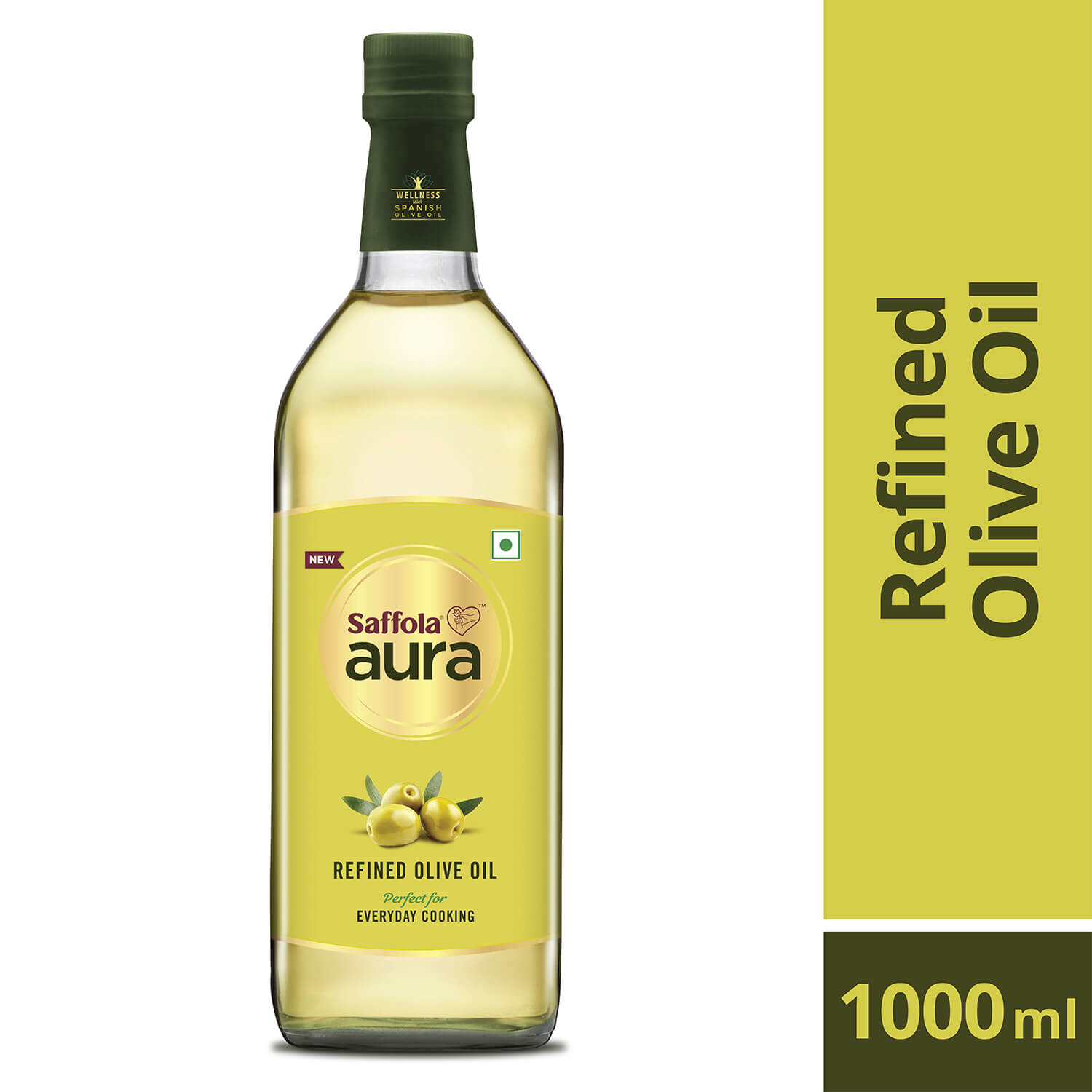 Saffola Aura Refined Olive Oil 1L Pack of 2