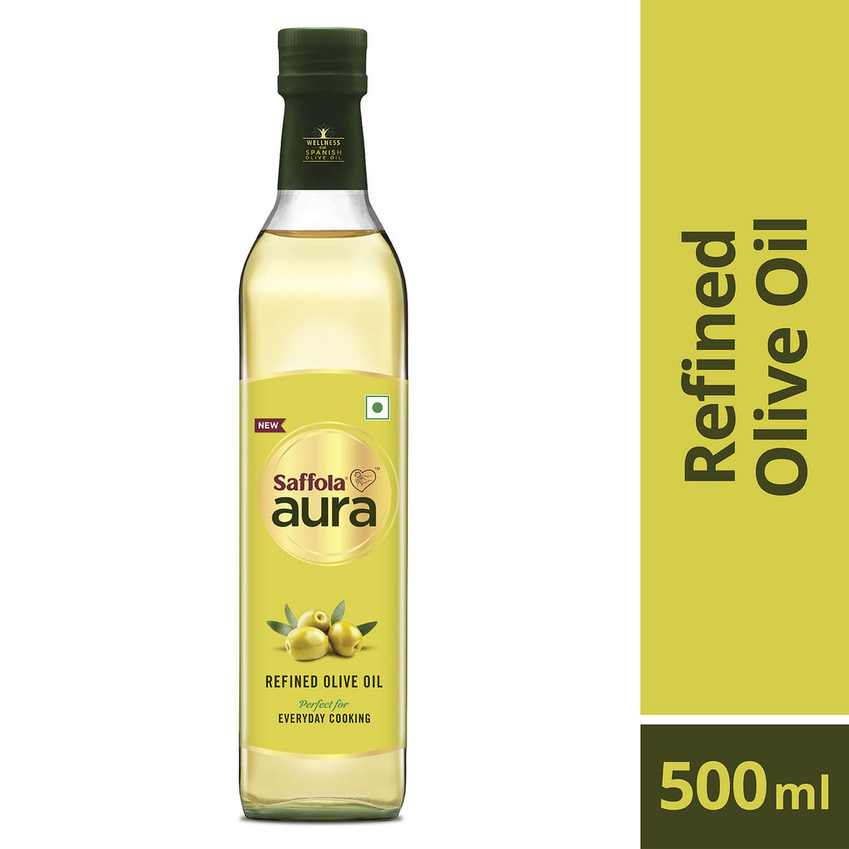 Saffola Aura Refined Olive Oil 500ml Pack of 2