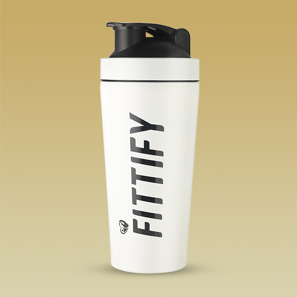 Saffola Fittify Premium Metal White Shaker - 700ml
