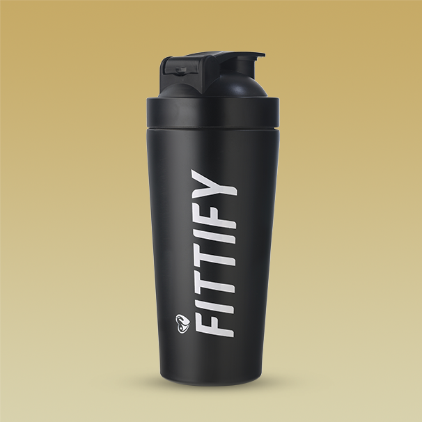 [CRED] Saffola Fittify Premium Metal Black Shaker - 700ml