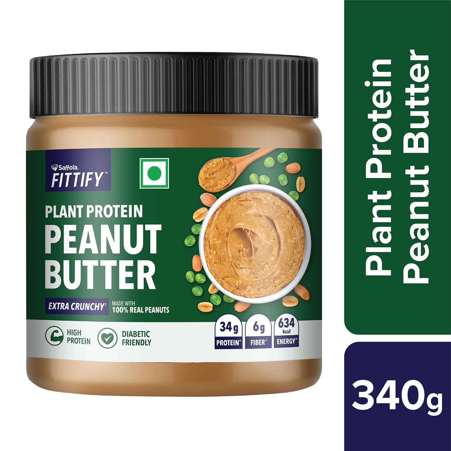 [Freebie] Saffola Fittify Plant Protein Peanut Butter Extra Crunchy 340g