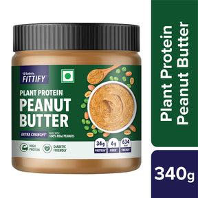 [SALE] Saffola Fittify Plant Protein Peanut Butter Extra Crunchy 340g