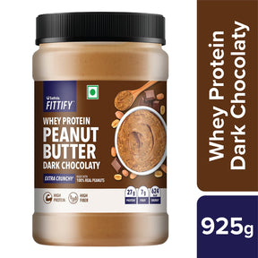 Saffola Fittify Whey Protein - Dark Chocolaty - Peanut Butter (Pack of 2)