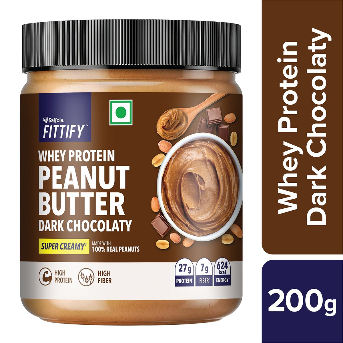 [CRED] Saffola Fittify Whey Protein - Dark Chocolaty - Peanut Butter