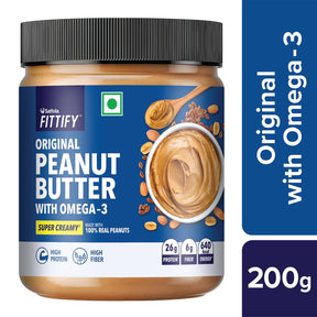 Saffola Fittify Original - Omega 3 - Peanut Butter (Pack of 2)