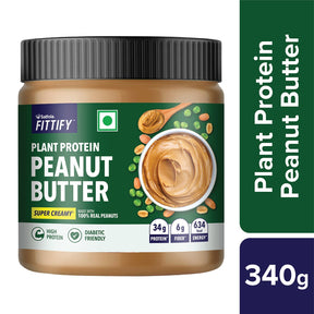 [DEAL] Saffola Fittify Plant Protein Peanut Butter Super Creamy 340g