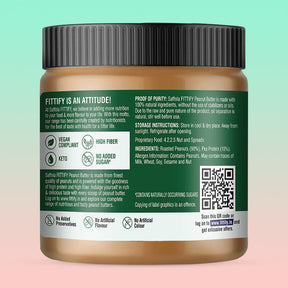 [SALE] Saffola Fittify Plant Protein Peanut Butter Super Creamy 340g