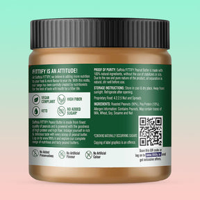 [SALE] Saffola Fittify Plant Protein Peanut Butter Extra Crunchy 340g
