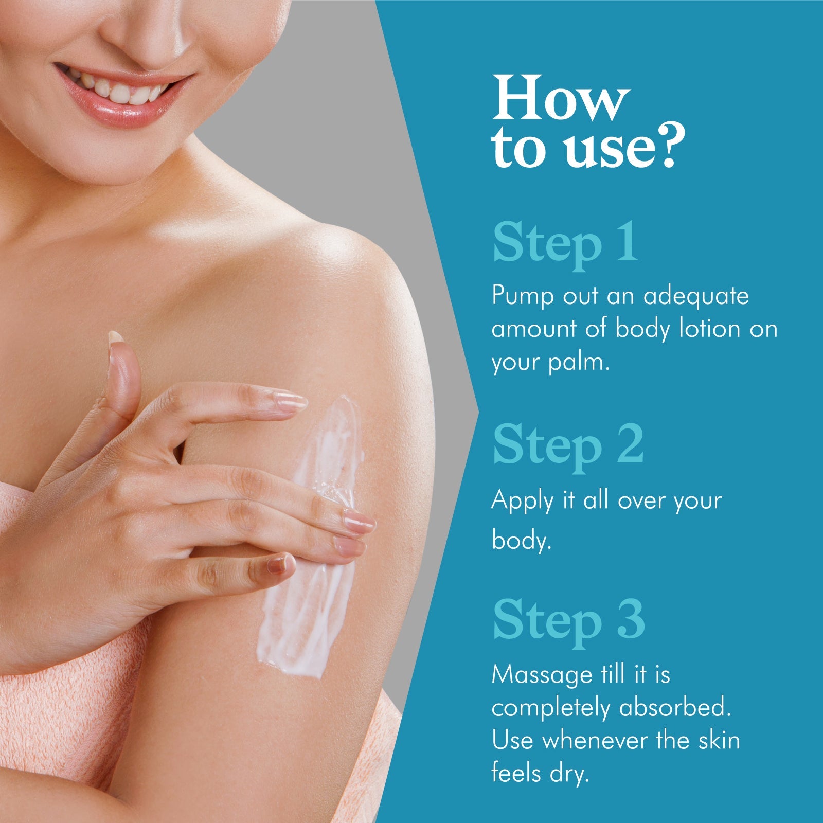how to use body lotion