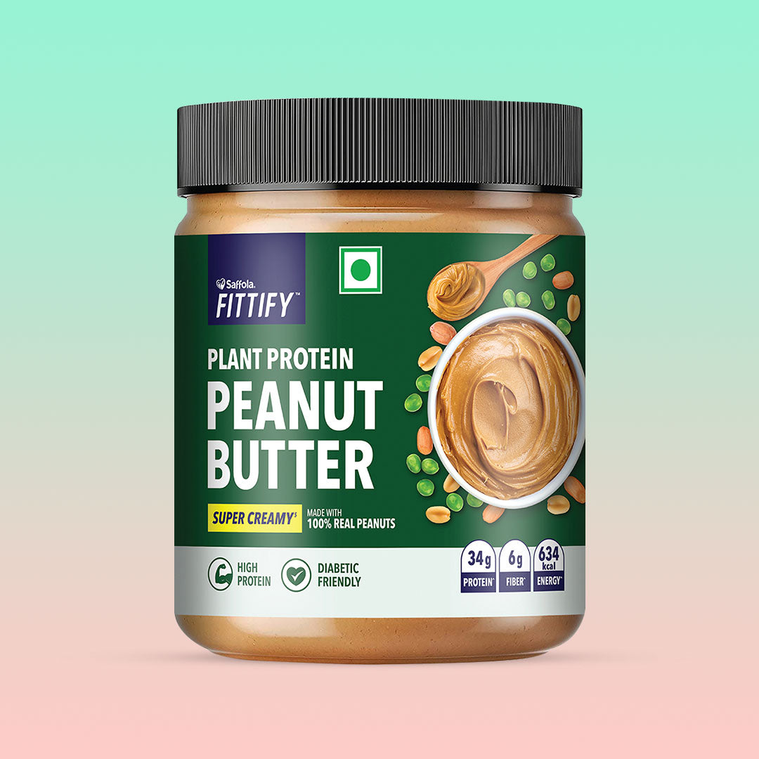 [SALE] Saffola Fittify Plant Protein Peanut Butter Super Creamy 200g