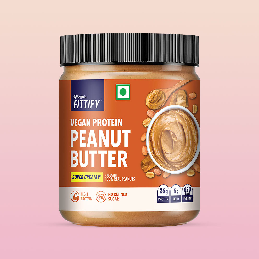 [Freebie] Saffola Fittify Vegan Protein Peanut Butter Super Creamy 200g