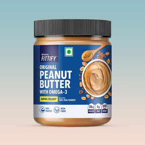 Saffola Fittify Original - Omega 3 - Peanut Butter (Pack of 2)