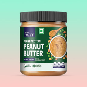 [SALE] Saffola Fittify Plant Protein Peanut Butter Extra Crunchy 200g