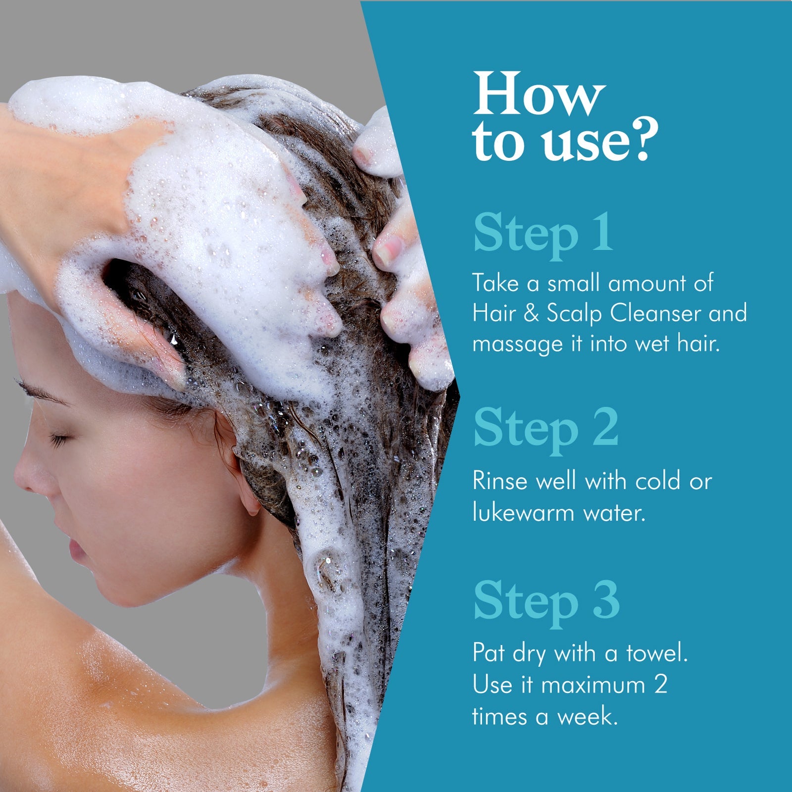 how to use hair cleanser