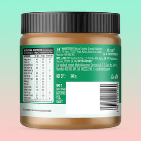 [SALE] Saffola Fittify Natural Peanut Butter Unsweetened Super Creamy 340g